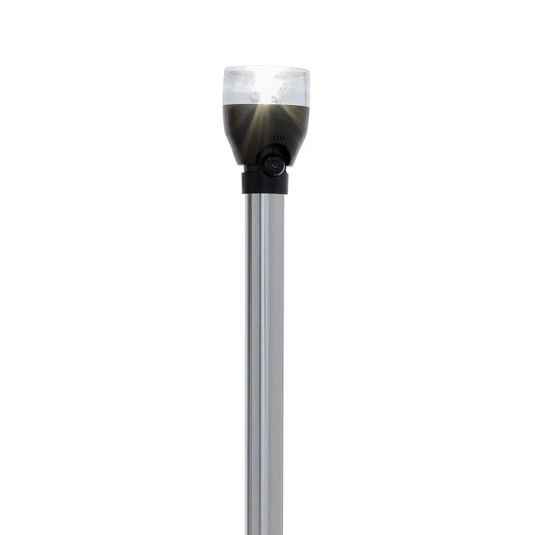 5530-48A7 – ATTWOOD MARI Navigation Light, All-Round Articulating Light Round White LED Clear Lens Polycarbonate Lens...